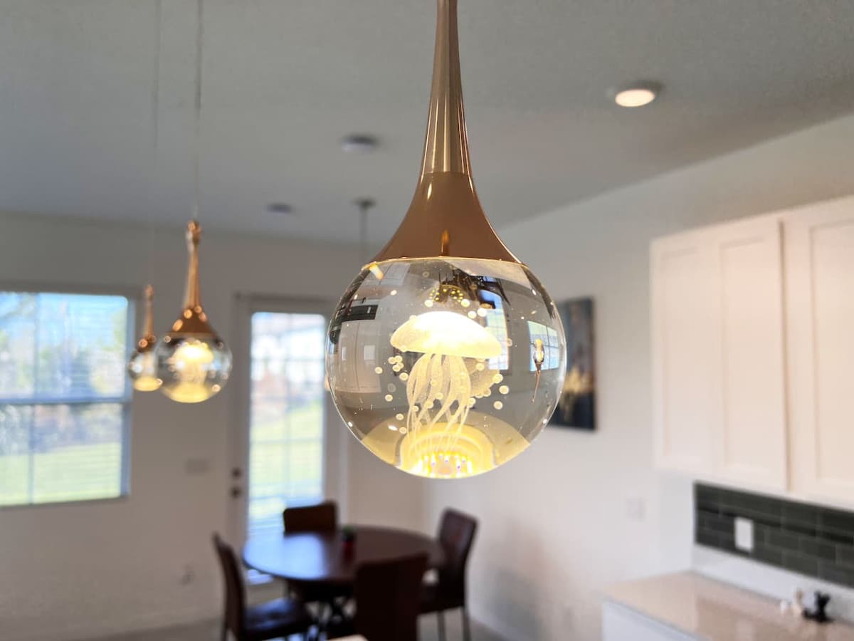 Signature jellyfish light fixtures